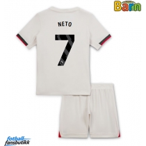 Chelsea Pedro Neto #7 Bortedraktsett Barn 2025-26 Kortermet (+ Korte bukser)